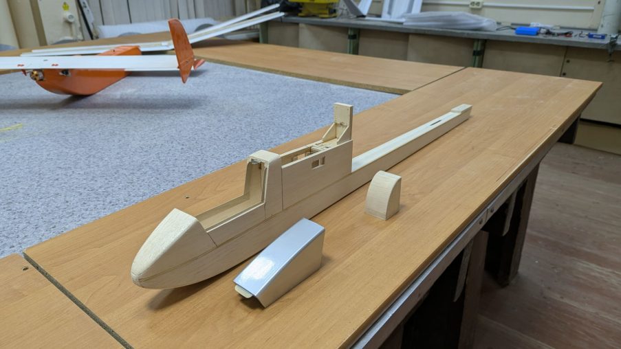 Creating the fuselage.